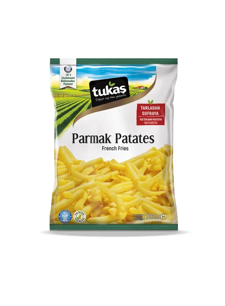 TUKAŞ DONDURULMUŞ PARMAK PATATES 1000 G