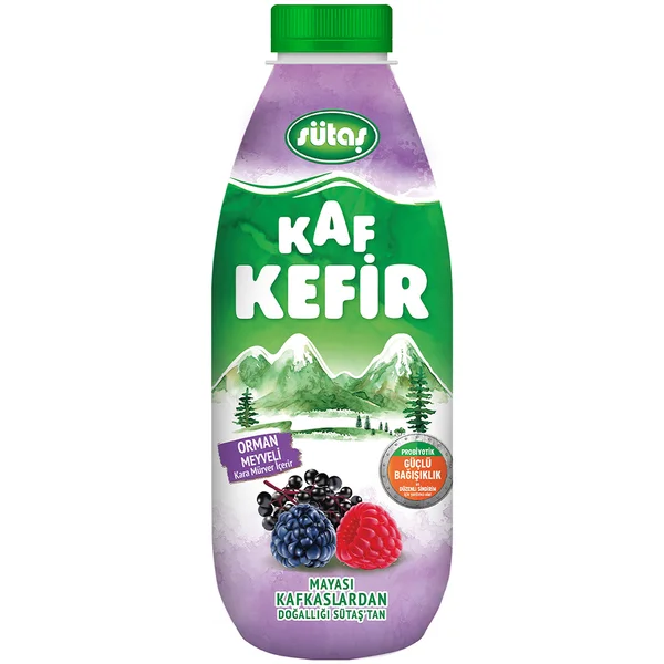 SÜTAŞ KAF KEFİR ORMAN MEYVELİ 1 L