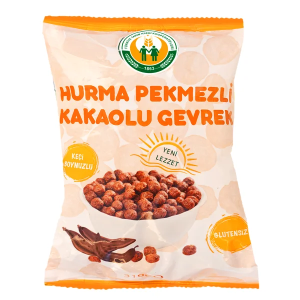 TK HURMA PEKMEZLİ KAKAOLU TAHIL GEVREĞİ