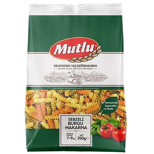 MUTLU SEBZELİ BURGU MAKARNA